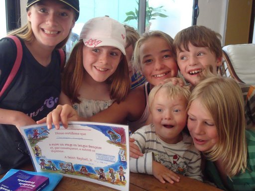 Happy young students